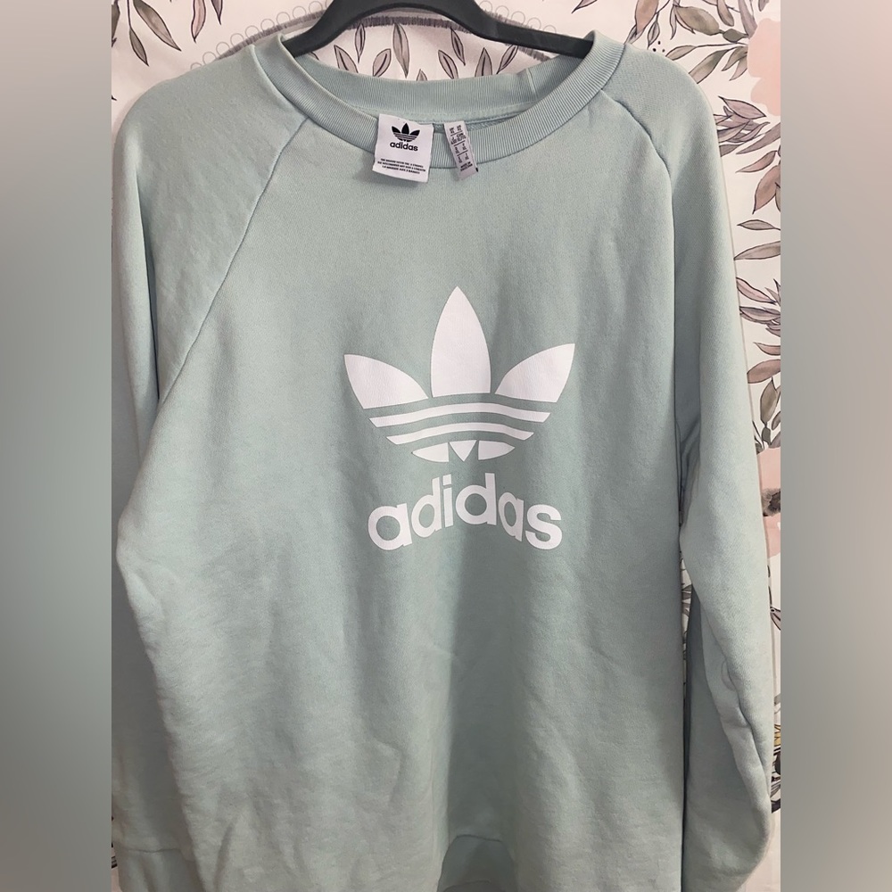Adidas Sweatshirt Mint Green *Like New*
